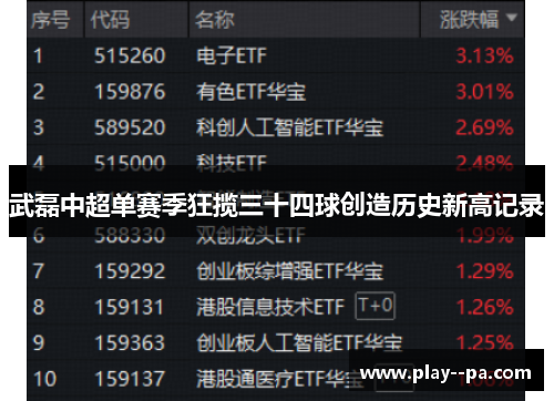 武磊中超单赛季狂揽三十四球创造历史新高记录 武磊中超单赛季狂揽三十四球创造历史新高记录